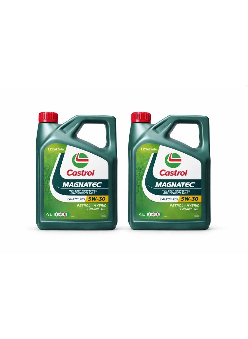 كاسترول ماجناتيك 5W-30 زيت محرك تخليقي بالكامل – عبوتان 4 لتر + 4 لتر (إجمالي 8 لتر)